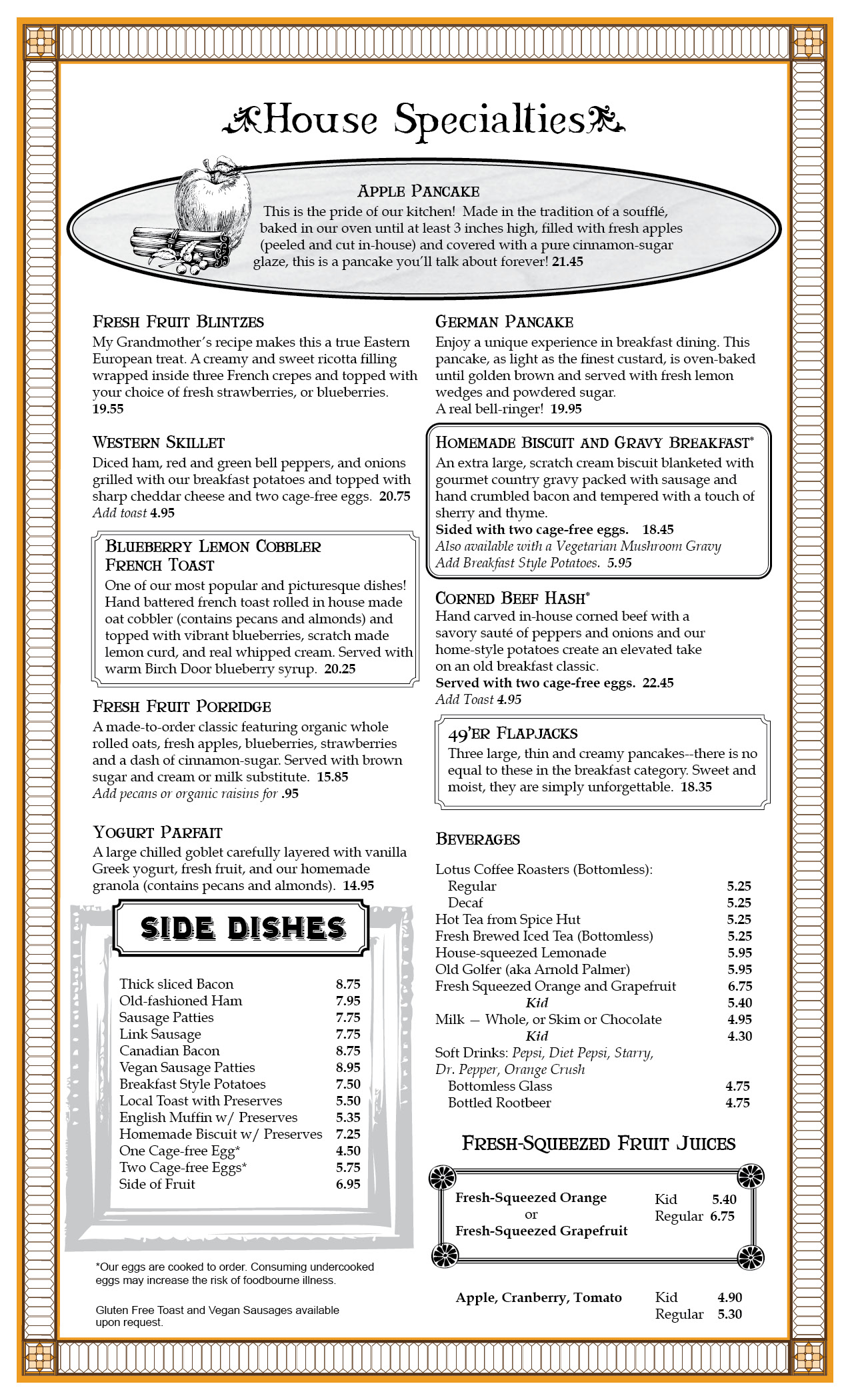 Breakfast Menu Page 2
